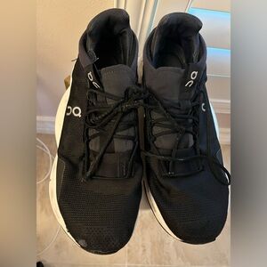 On Running Men's Black and White Sneakers